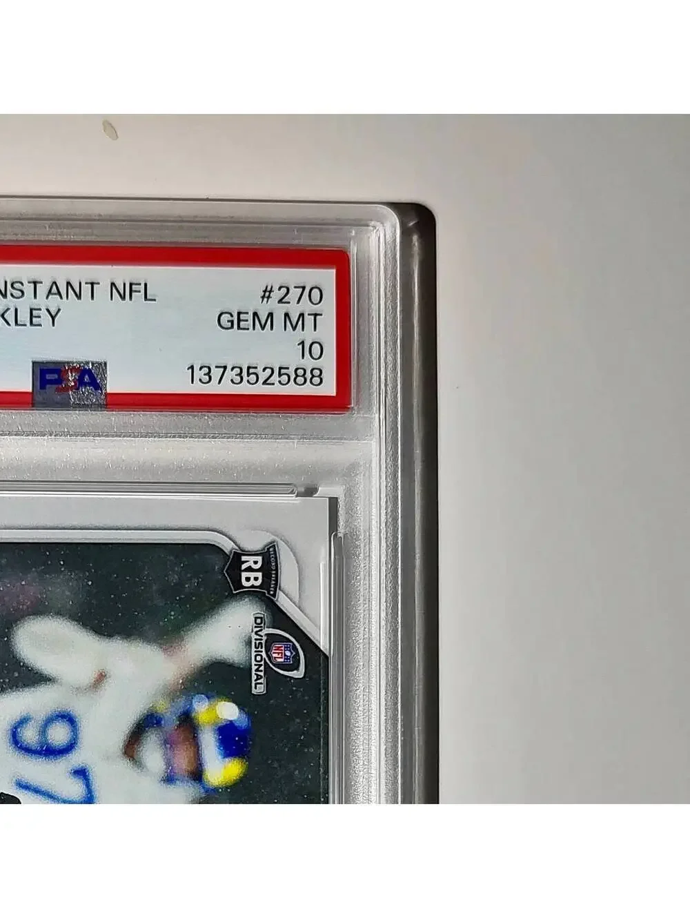 Saquon Barkley 2024 Panini Record Breaker NFL #270 Philadelphia Eagles PSA 10